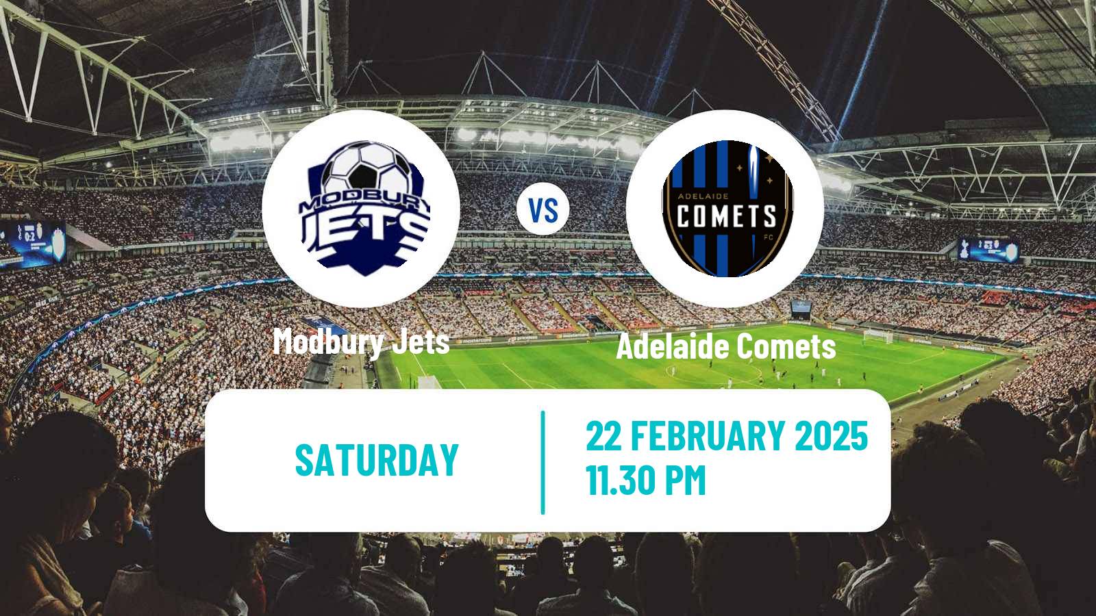 Soccer Australian NPL South Australian Modbury Jets - Adelaide Comets