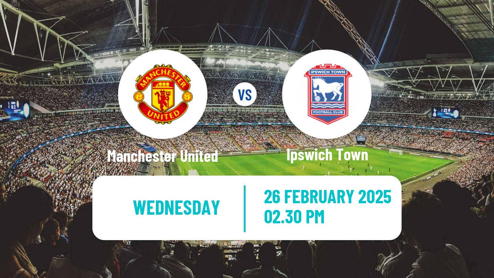 Soccer English Premier League Manchester United - Ipswich Town