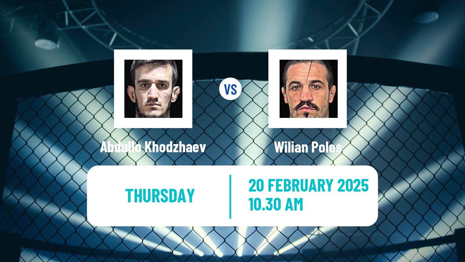 MMA Lightweight One Championship Men Abdullo Khodzhaev - Wilian Poles