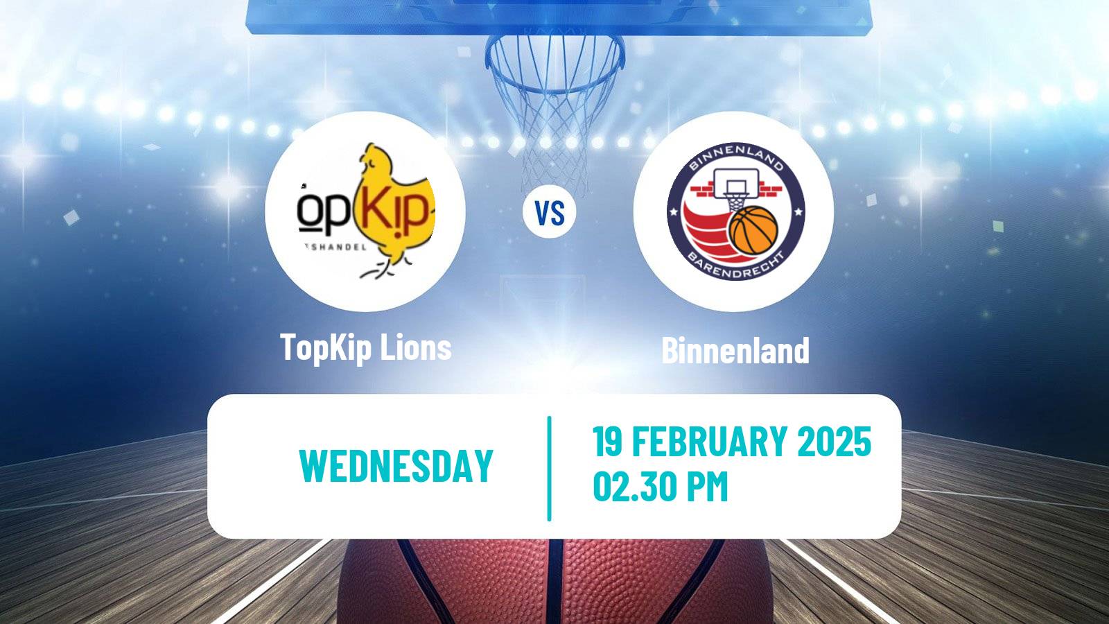 Basketball Dutch WBL Basketball TopKip Lions - Binnenland