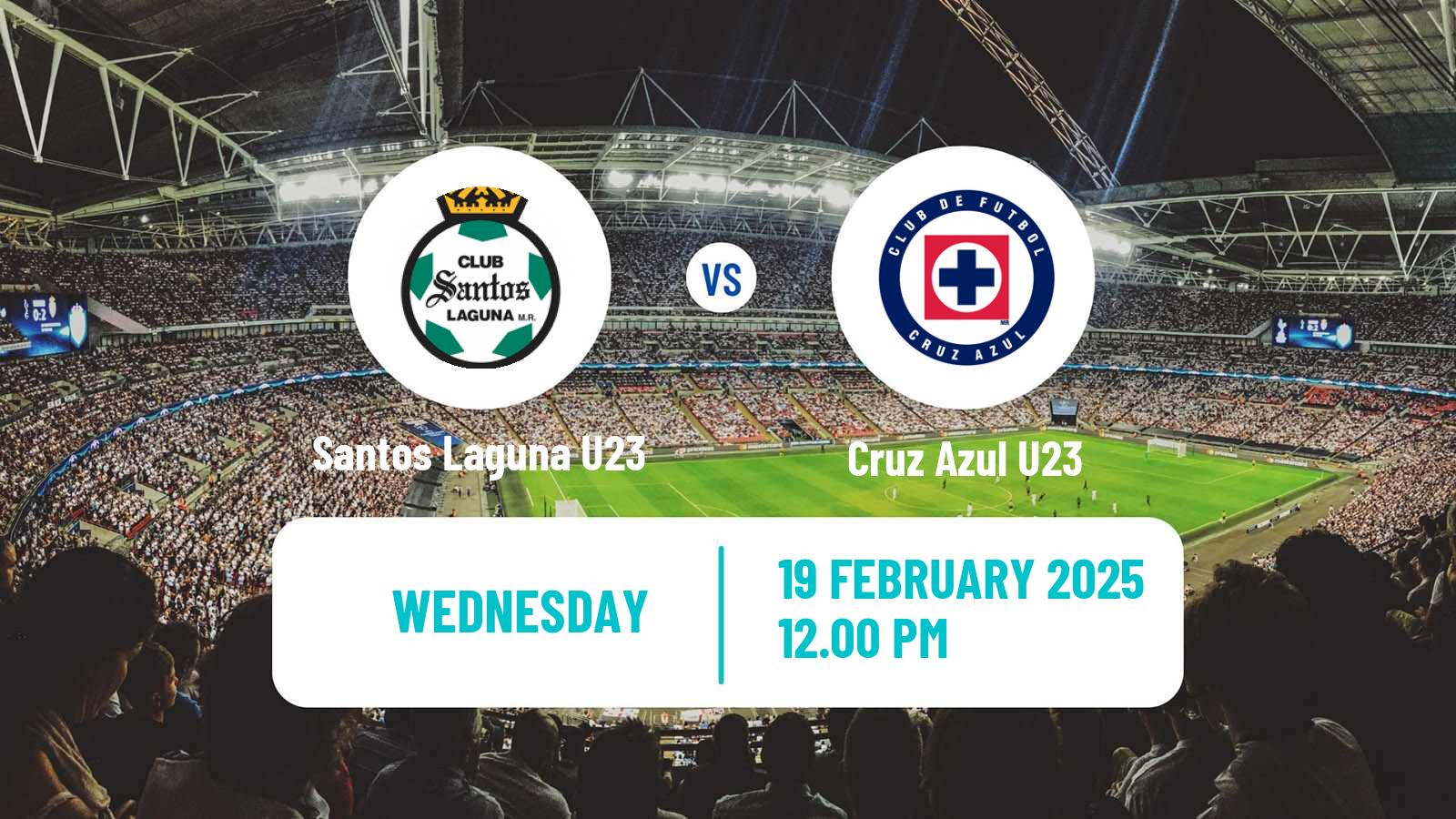 Soccer Mexican Liga MX U23 Santos Laguna U23 - Cruz Azul U23