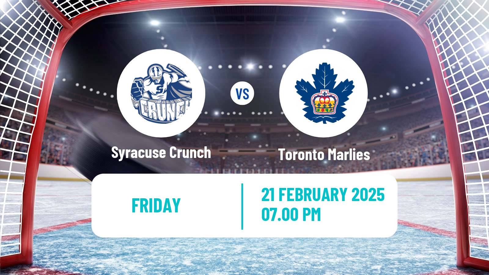 Hockey AHL Syracuse Crunch - Toronto Marlies