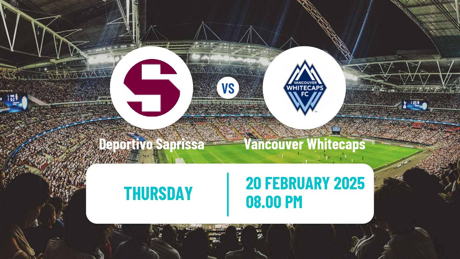 Soccer CONCACAF Champions League Deportivo Saprissa - Vancouver Whitecaps