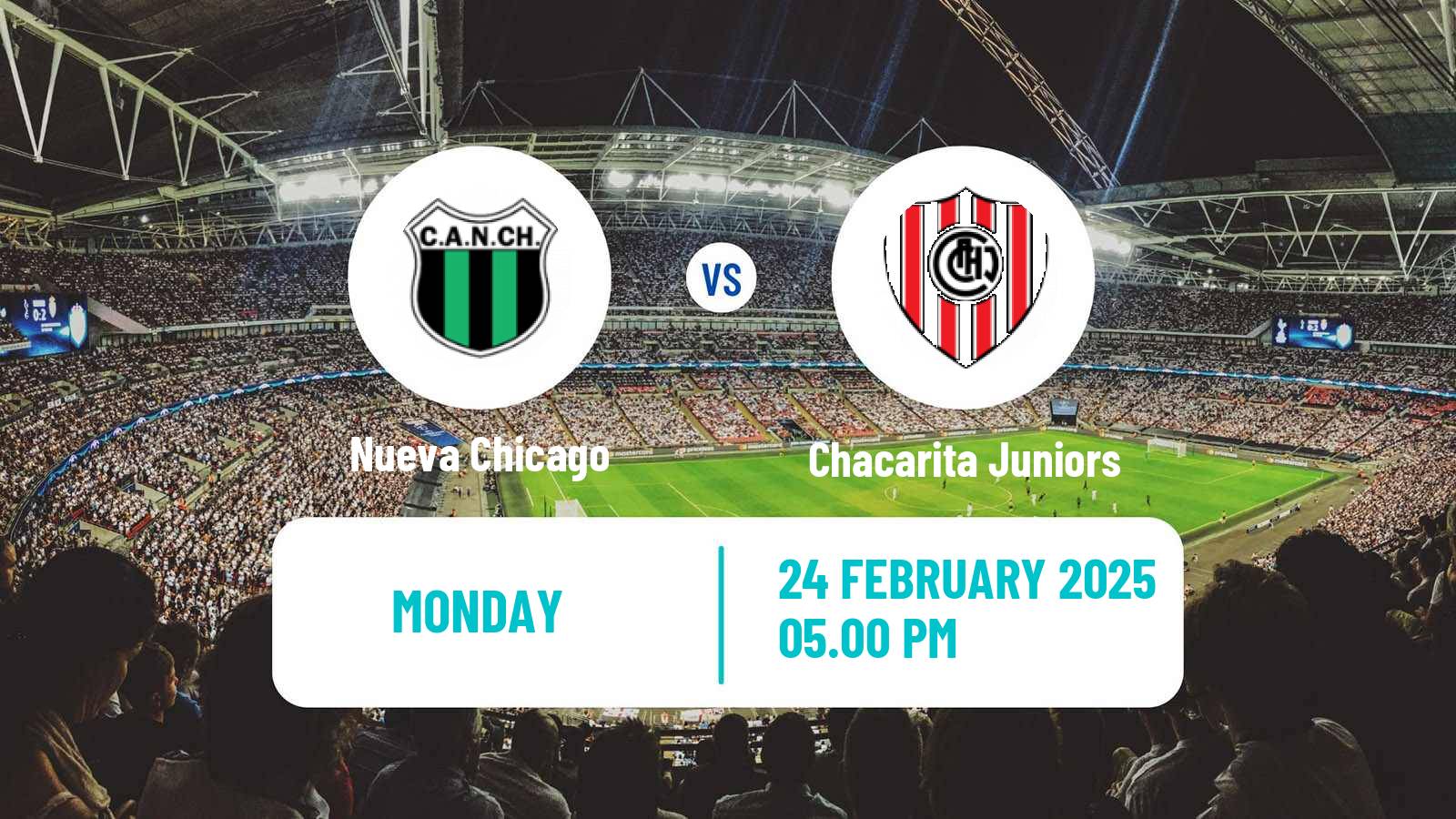 Soccer Argentinian Primera Nacional Nueva Chicago - Chacarita Juniors