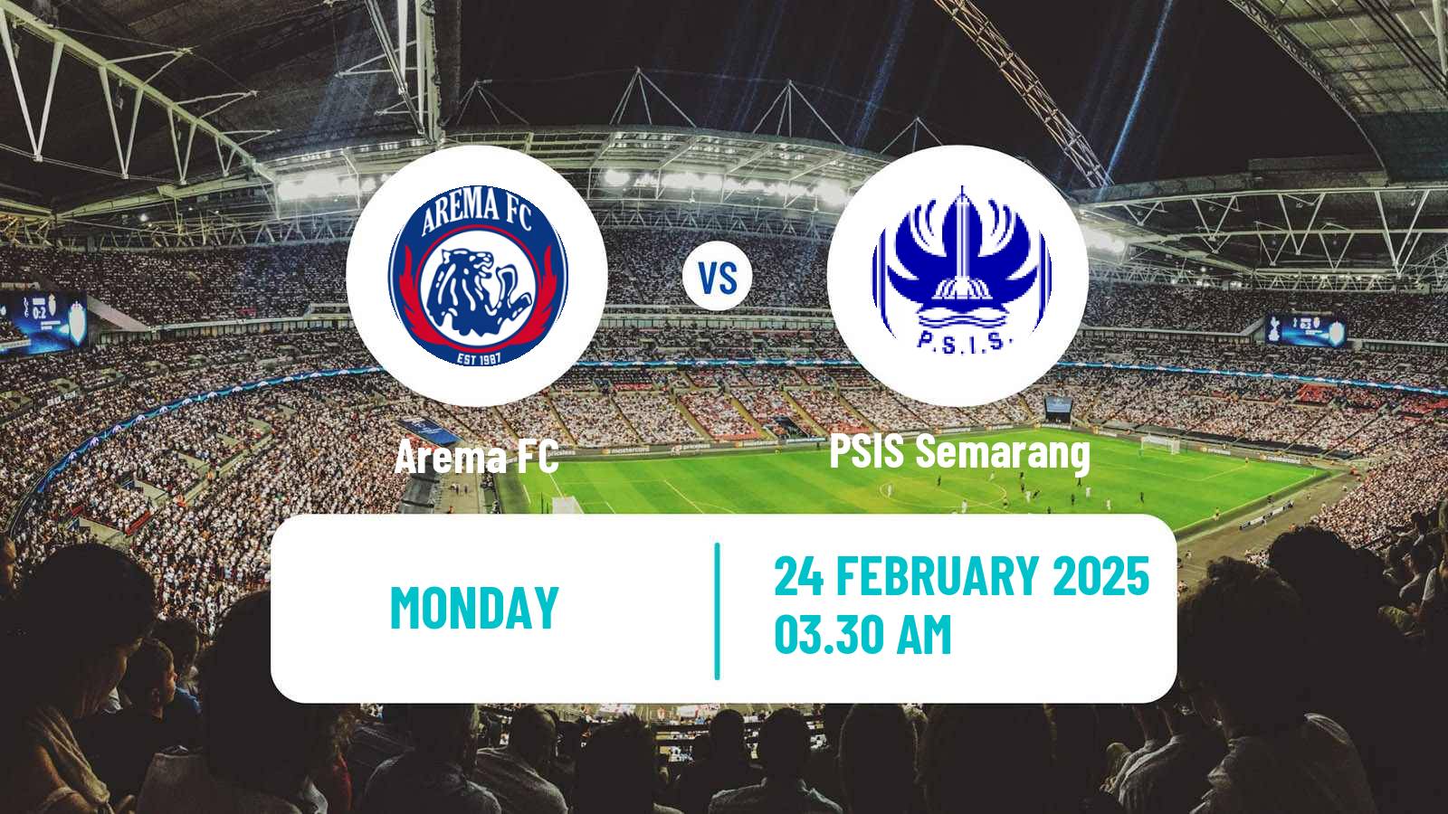 Soccer Indonesian Liga 1 Arema - PSIS Semarang