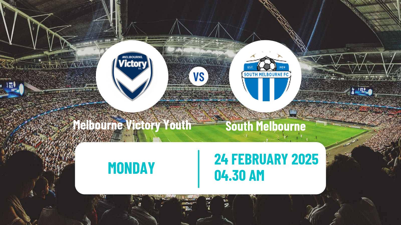 Soccer Australian NPL Victoria Melbourne Victory Youth - South Melbourne