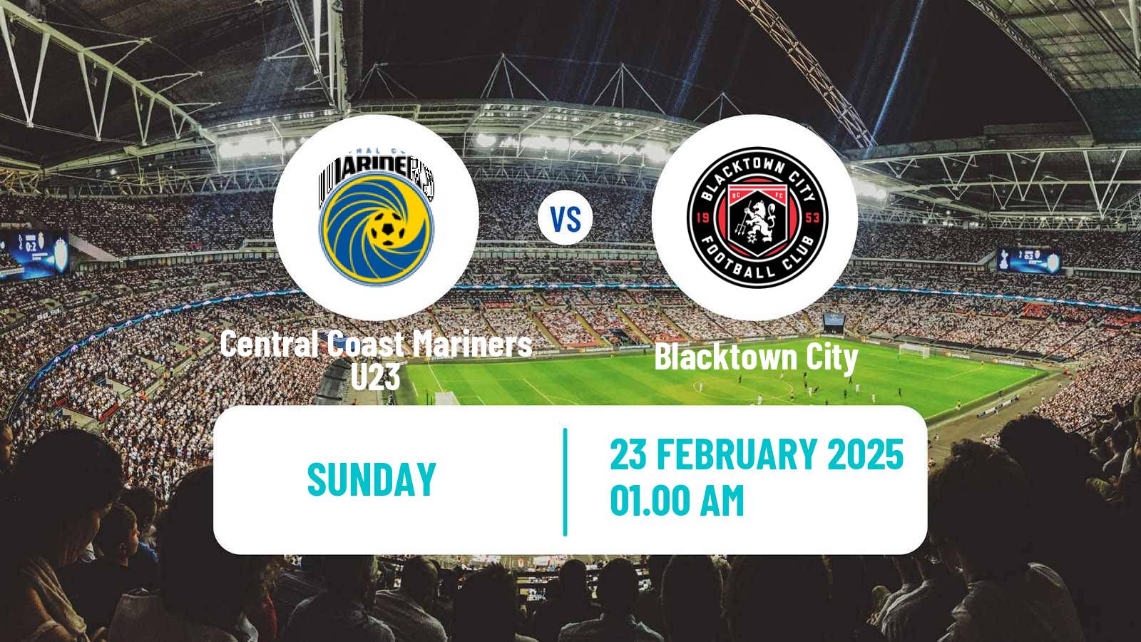 Soccer Australian NPL NSW Central Coast Mariners U23 - Blacktown City