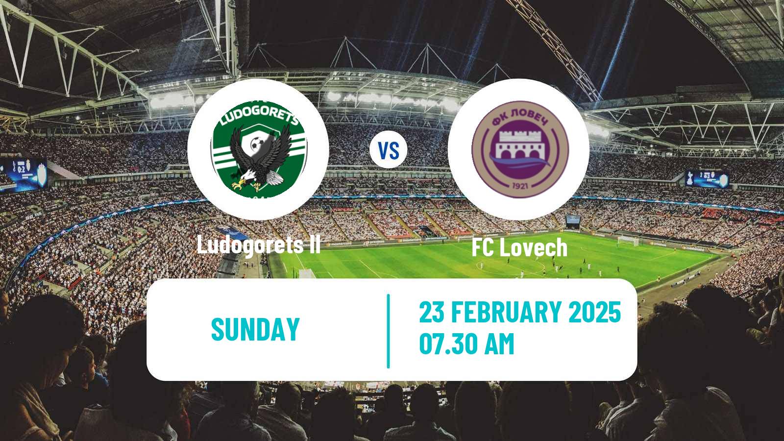 Soccer Bulgarian Vtora Liga Ludogorets II - Lovech