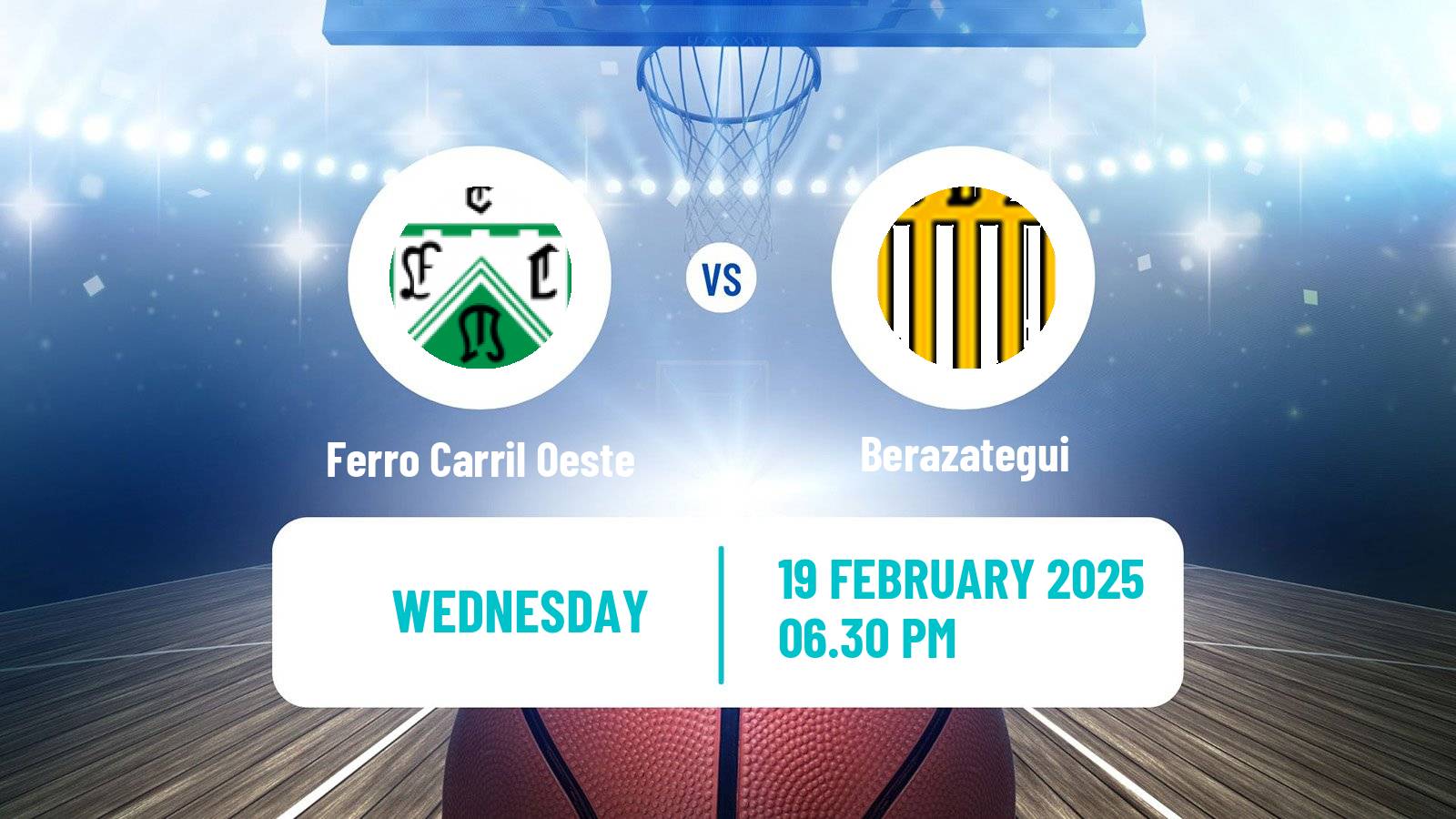 Basketball Argentinian Liga Femenina Basketball Ferro Carril Oeste - Berazategui