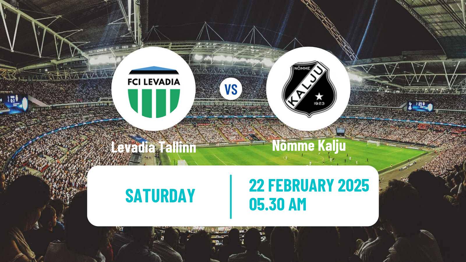 Soccer Estonian Super Cup Levadia Tallinn - Nõmme Kalju