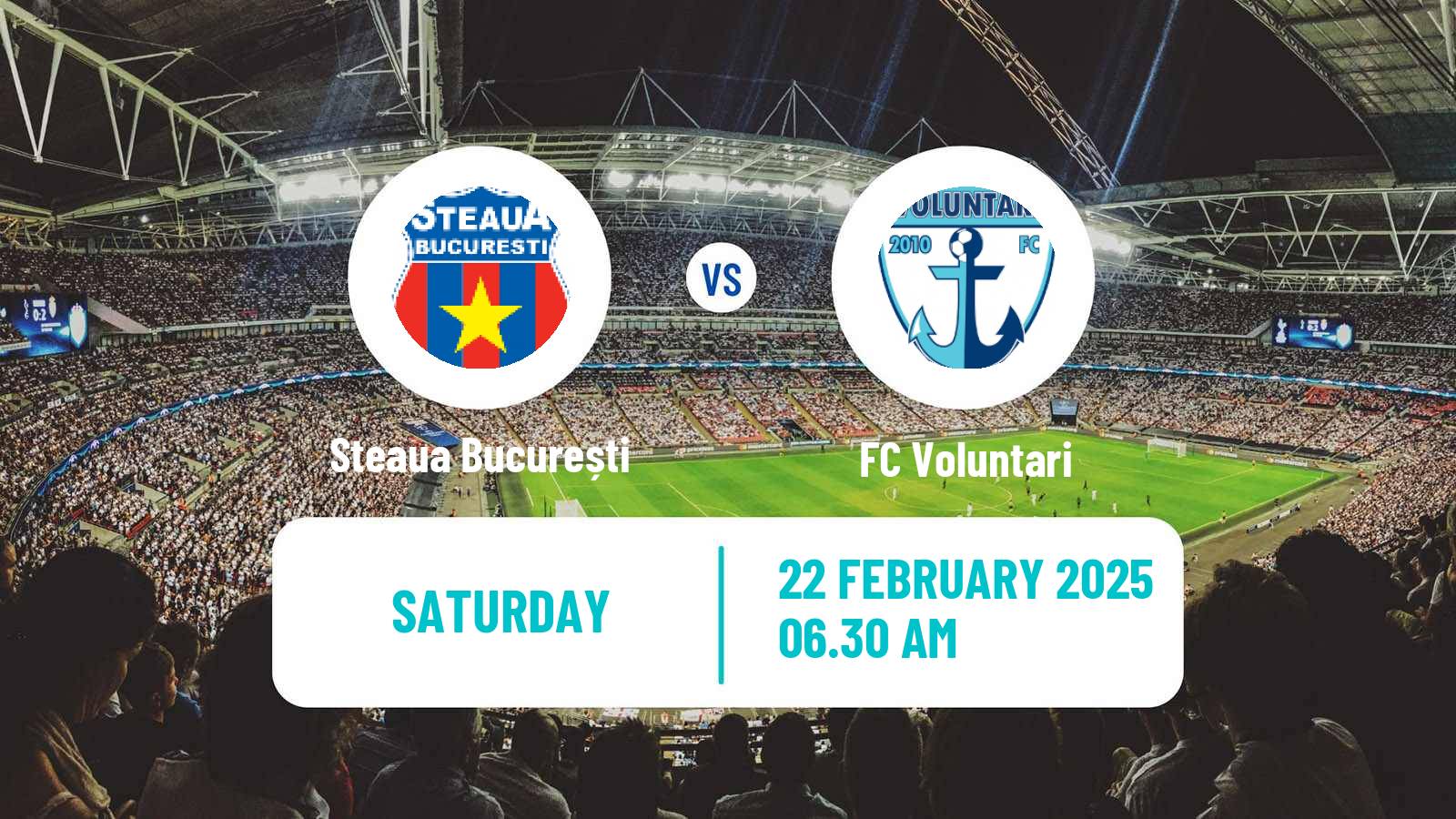 Soccer Romanian Division 2 Steaua București - Voluntari