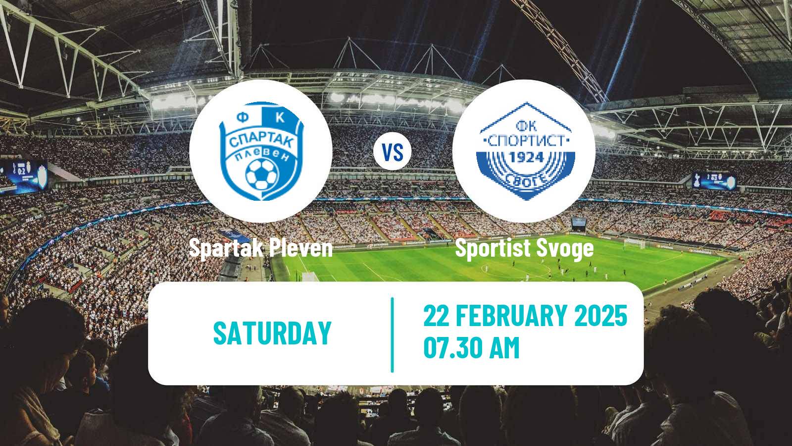 Soccer Bulgarian Vtora Liga Spartak Pleven - Sportist Svoge