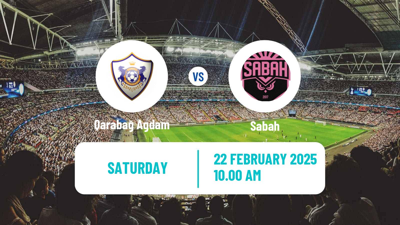 Soccer Azerbaijan Premier League Qarabağ Agdam - Sabah