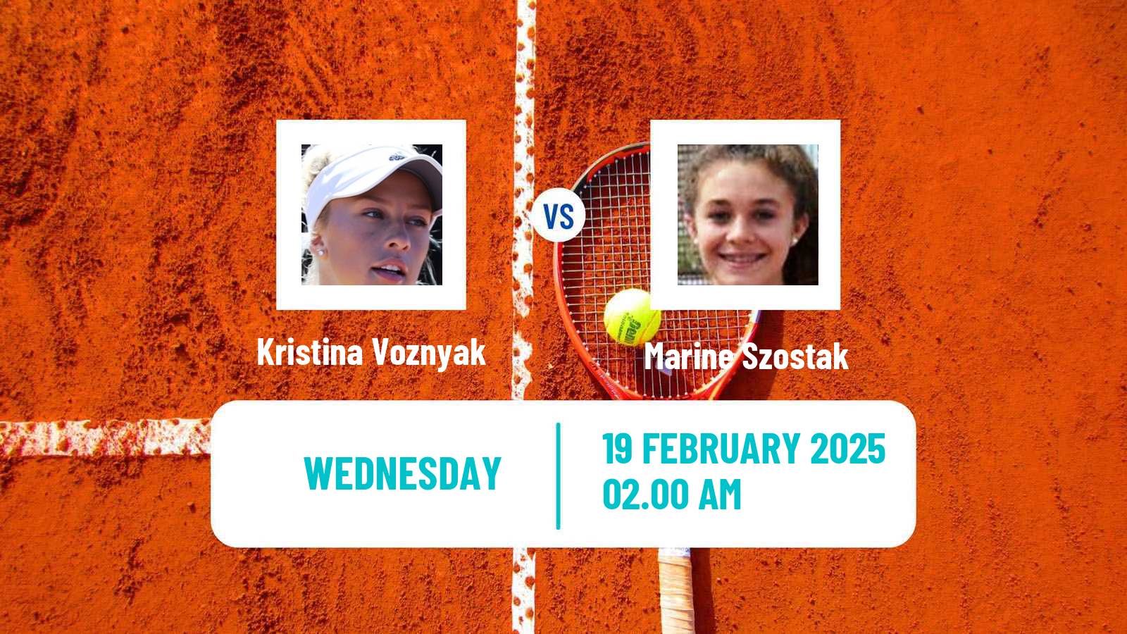 Tennis ITF W15 Bucharest Women Kristina Voznyak - Marine Szostak