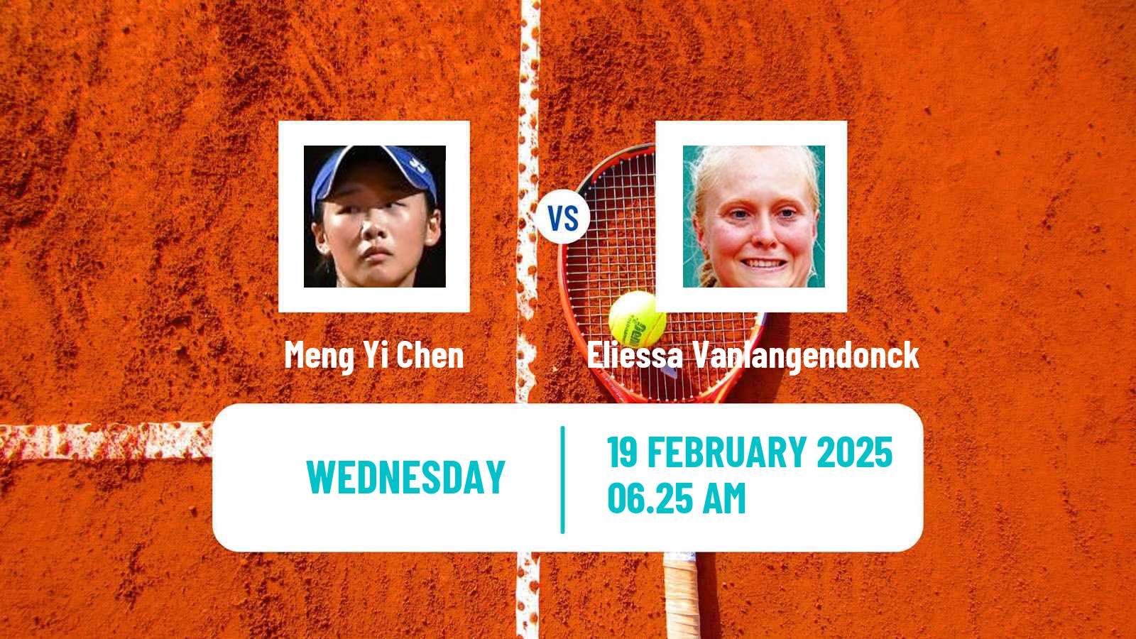 Tennis ITF W15 Monastir 7 Women Meng Yi Chen - Eliessa Vanlangendonck