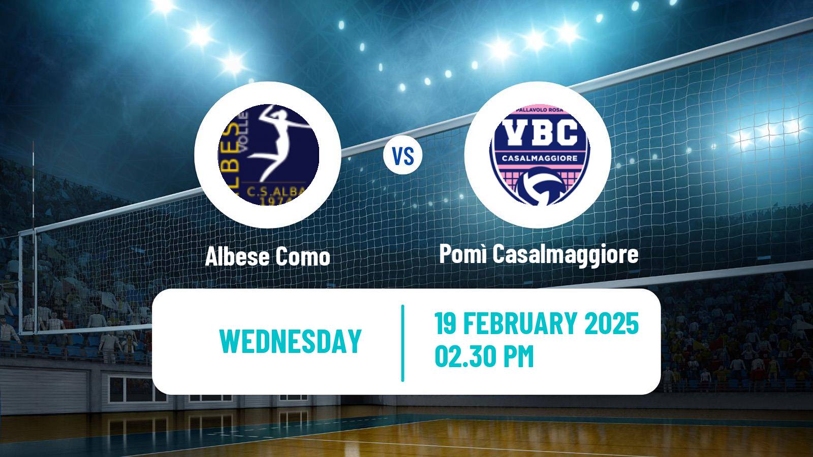 Volleyball Italian Serie A2 Volleyball Women Albese Como - Pomì Casalmaggiore