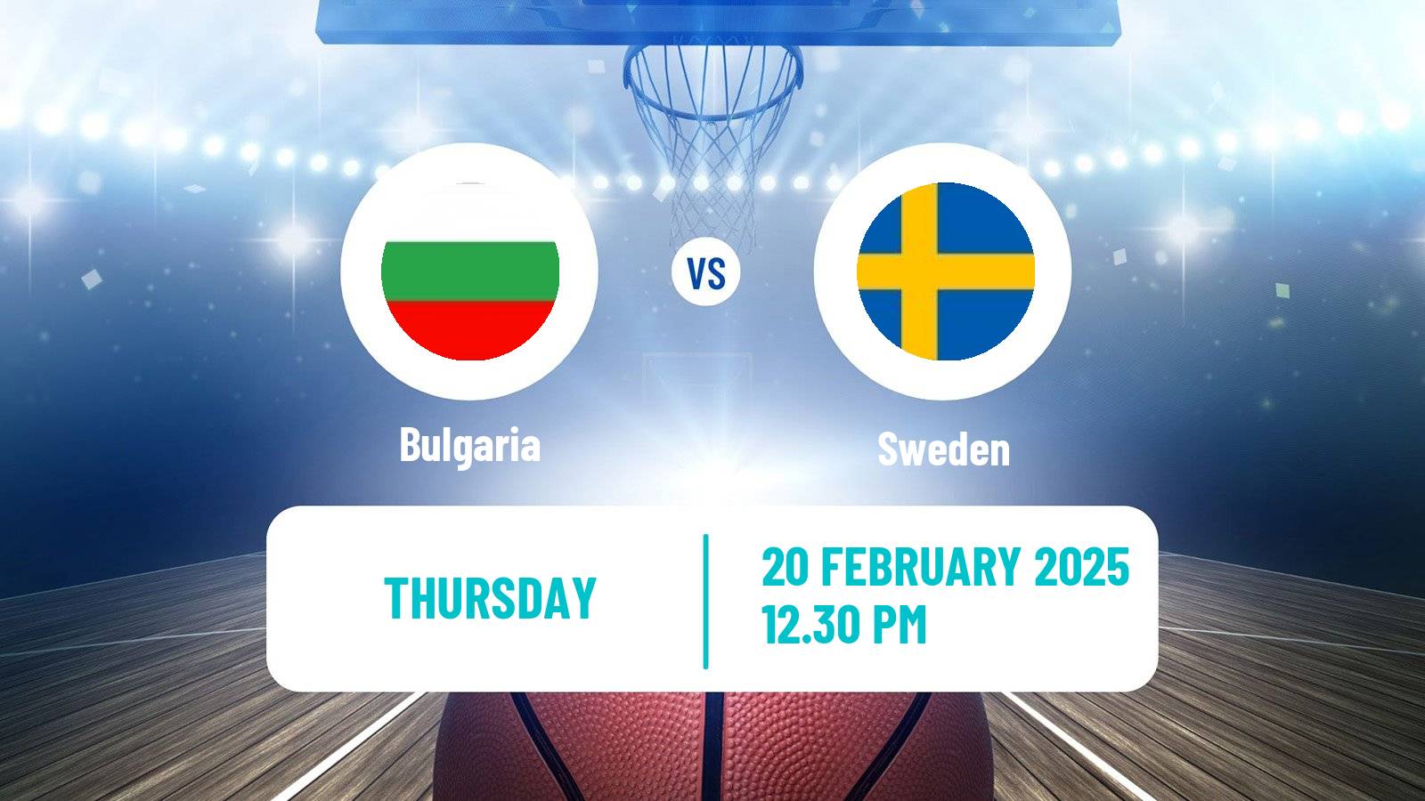 Basketball EuroBasket Bulgaria - Sweden