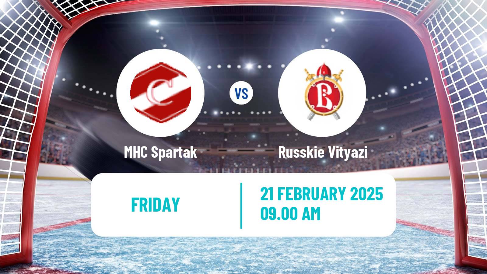 Hockey MHL MHC Spartak - Russkie Vityazi