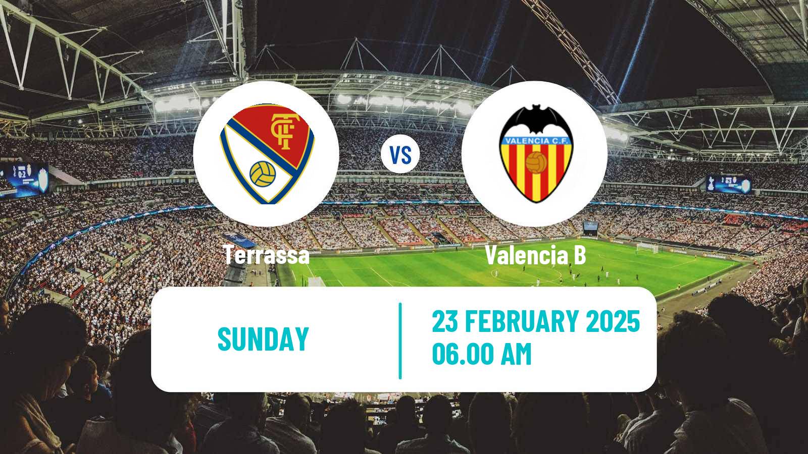 Soccer Spanish Segunda RFEF - Group 3 Terrassa - Valencia B