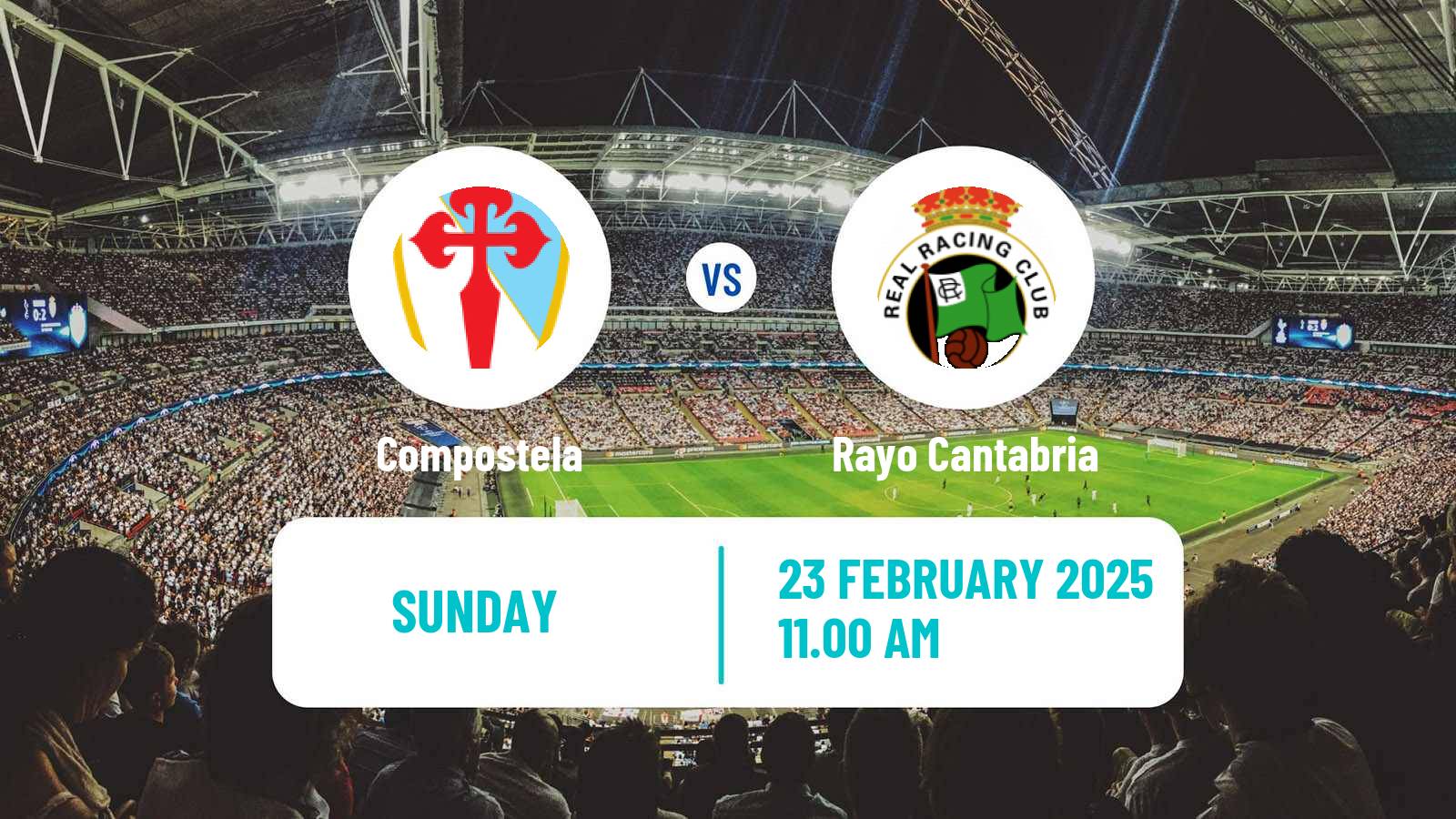 Soccer Spanish Segunda RFEF - Group 1 Compostela - Rayo Cantabria