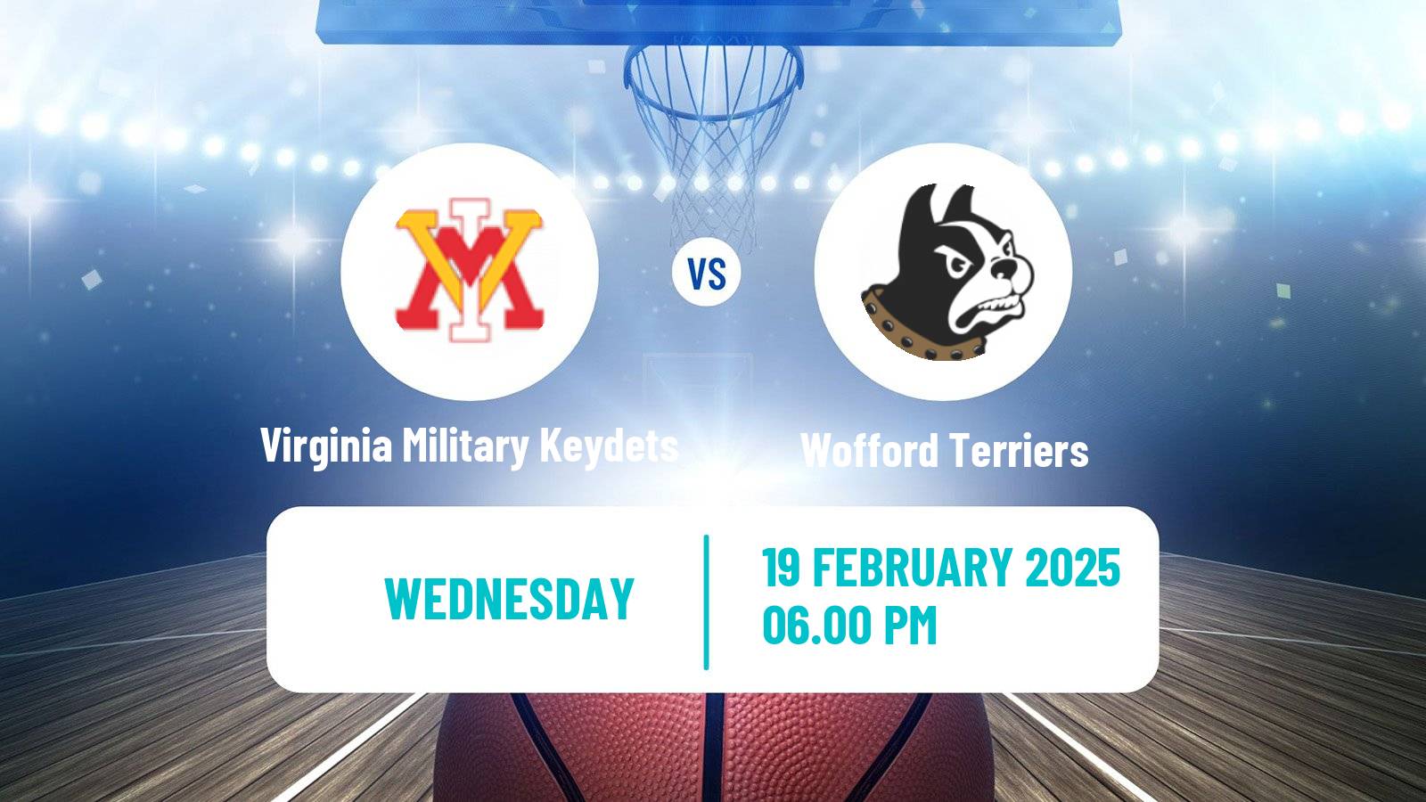 Basketball NCAA College Basketball Virginia Military Keydets - Wofford Terriers