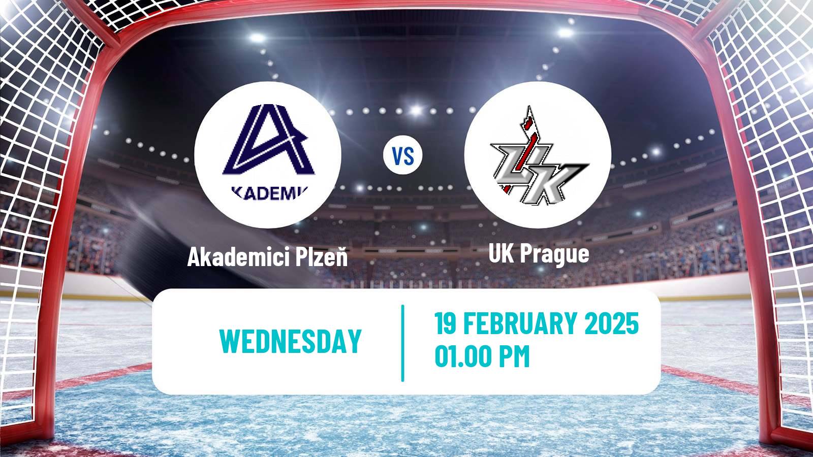 Hockey Czech ULLH Akademici Plzeň - UK Prague