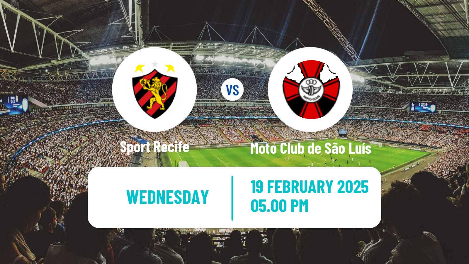 Soccer Brazilian Copa do Nordeste Sport Recife - Moto Club de São Luís