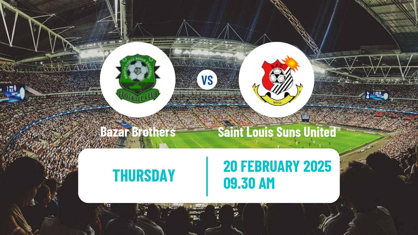 Soccer Seychelles Premier League Bazar Brothers - Saint Louis Suns United