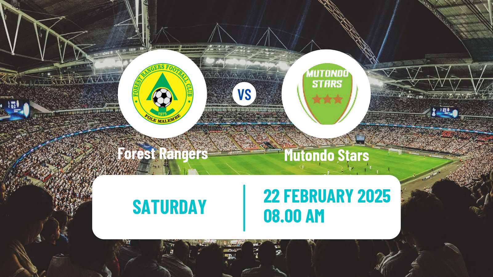 Soccer Zambian Premier League Forest Rangers - Mutondo Stars