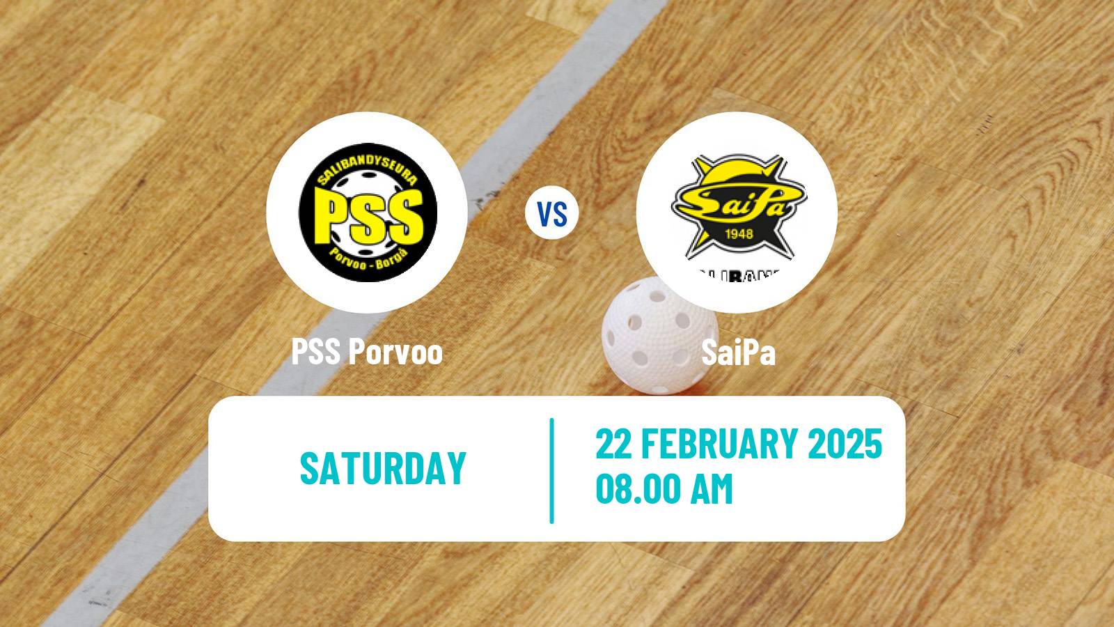 Floorball Finnish F-Liiga Women PSS Porvoo - SaiPa