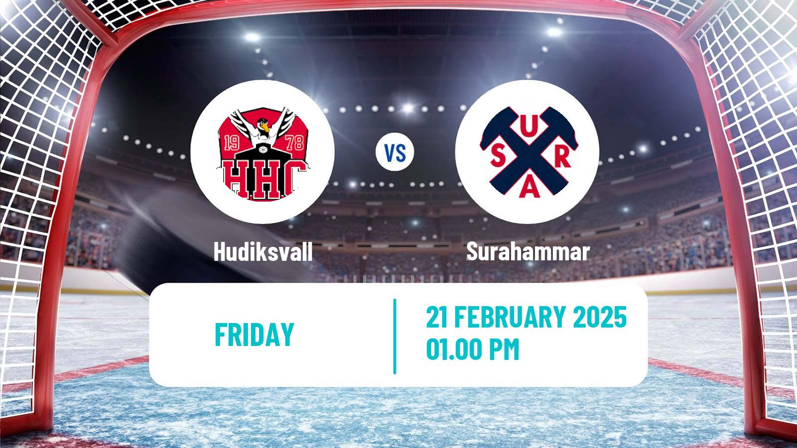 Hockey Swedish Hockey AllEttan Norra Hudiksvall - Surahammar