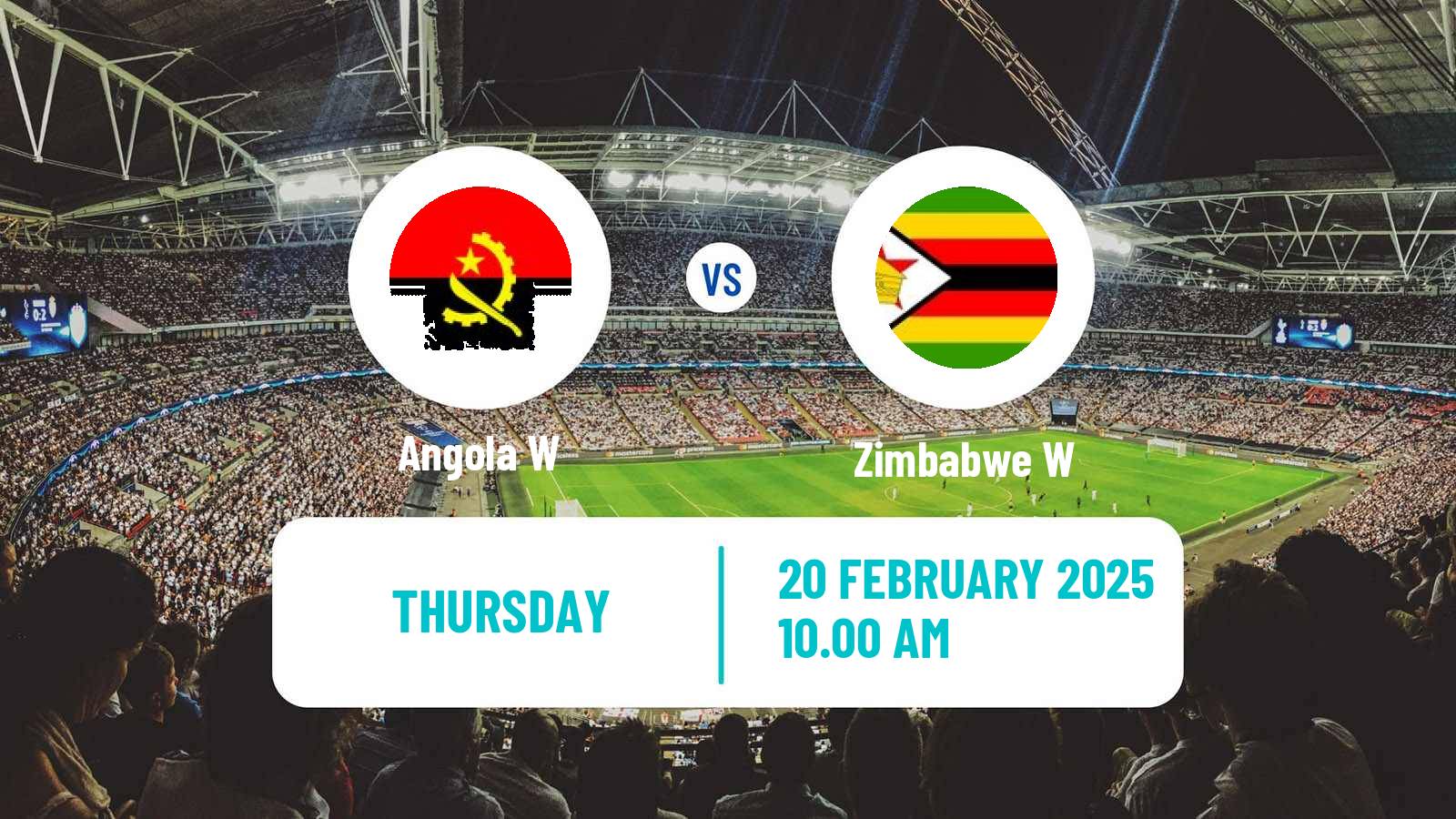 Soccer Africa Cup of Nations Women Angola W - Zimbabwe W