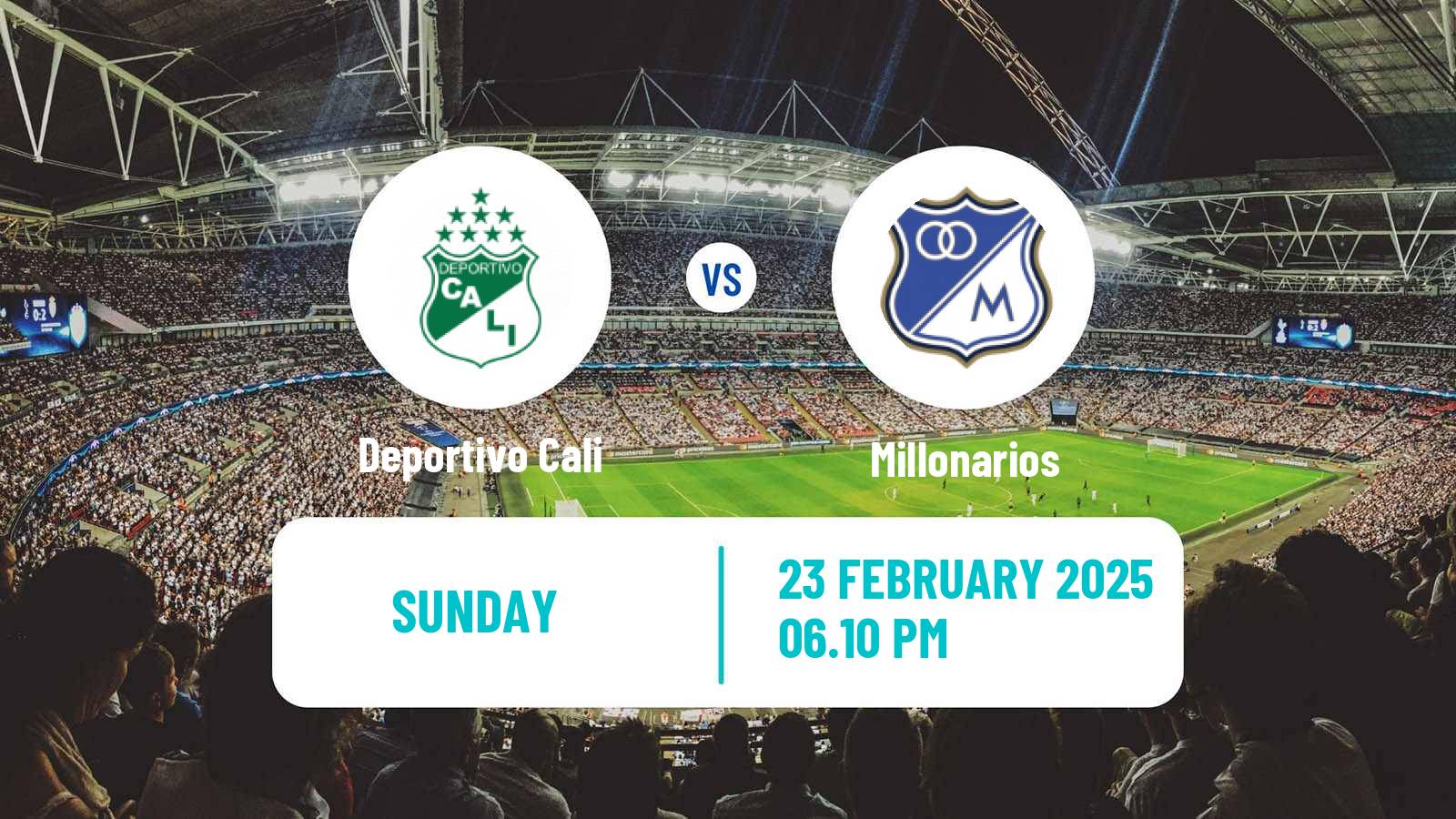 Soccer Colombian Primera A Deportivo Cali - Millonarios