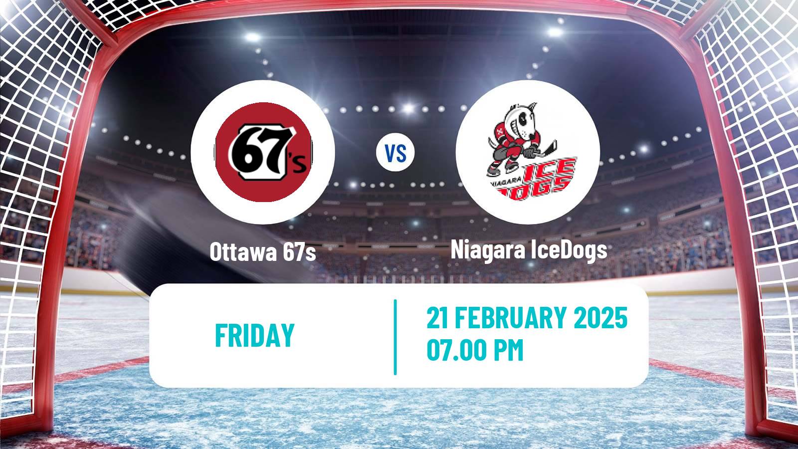 Hockey OHL Ottawa 67s - Niagara IceDogs