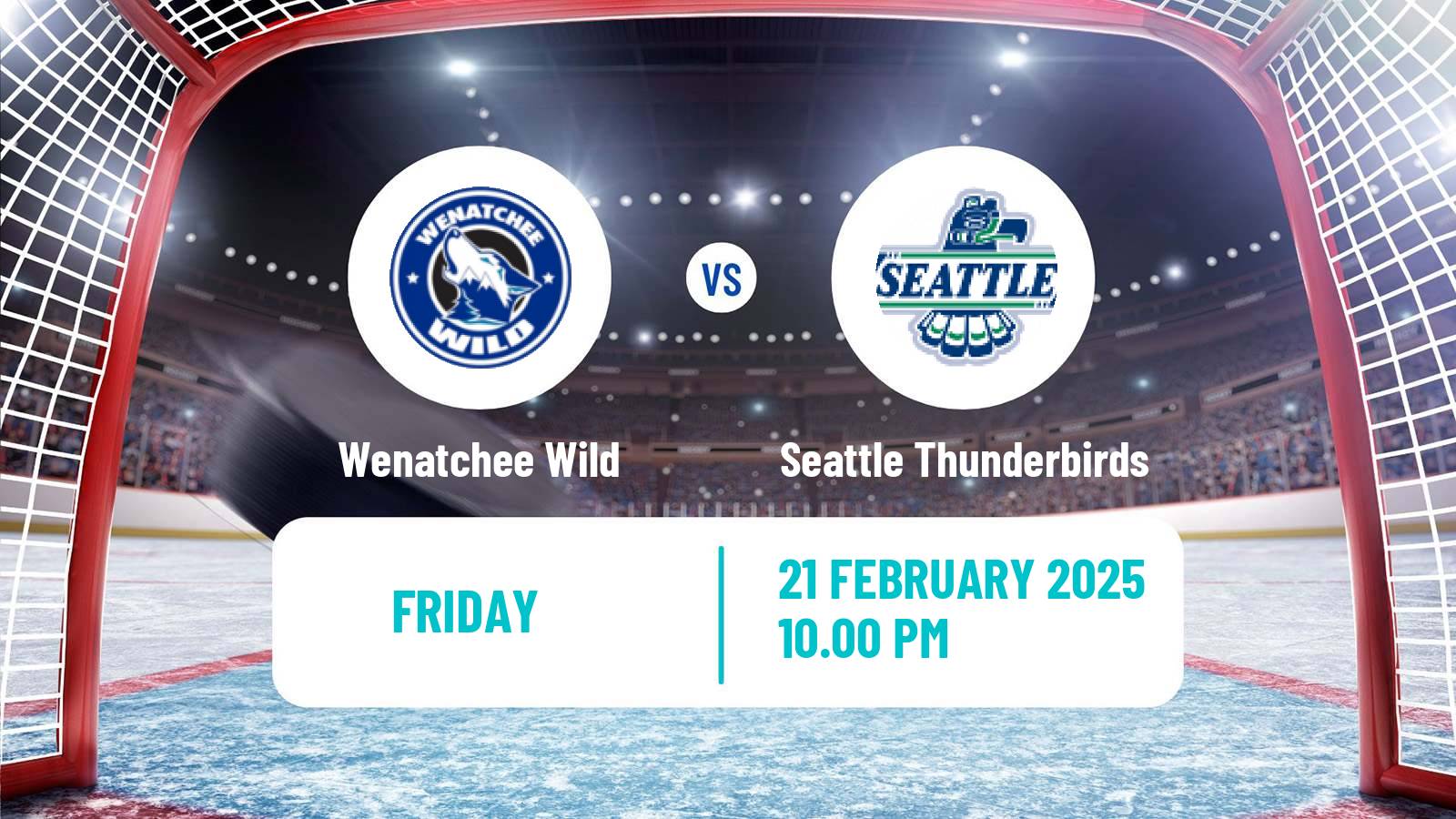 Hockey WHL Wenatchee Wild - Seattle Thunderbirds