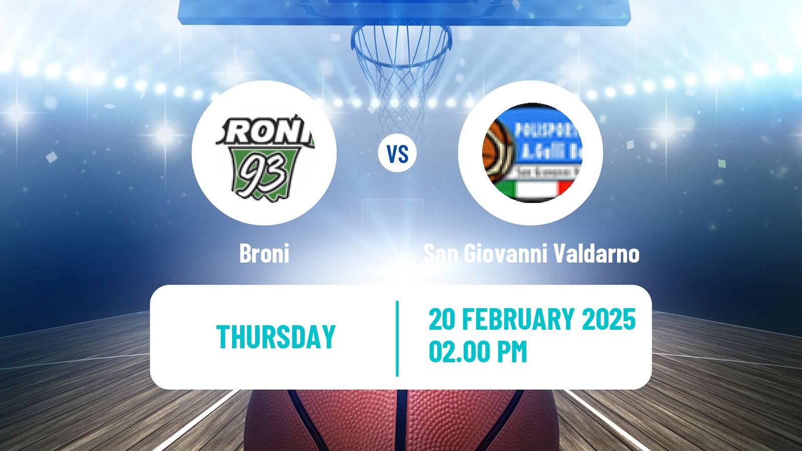 Basketball Serie A2 Basketball Women Group A Broni - San Giovanni Valdarno