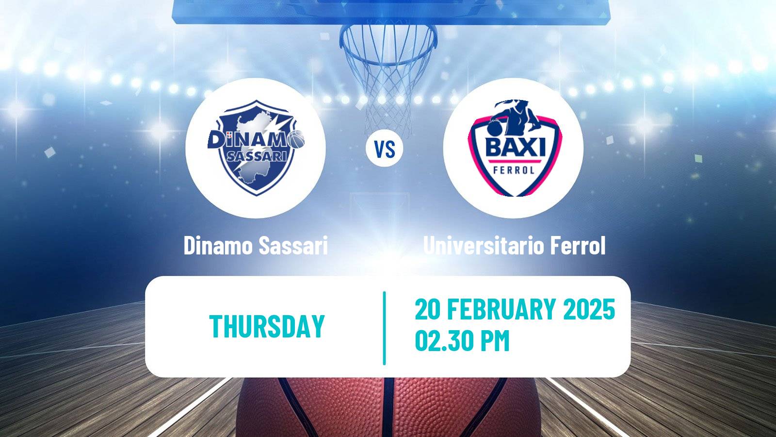 Basketball Eurocup Women Dinamo Sassari - Universitario Ferrol