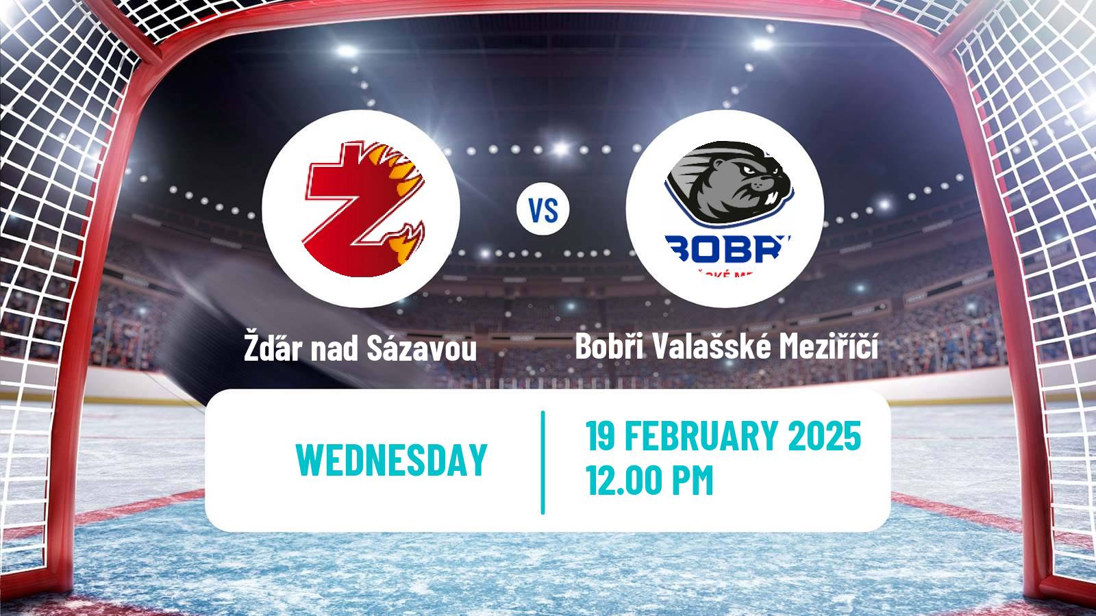 Hockey Czech 2 Liga Hockey East Žďár nad Sázavou - Bobři Valašské Meziříčí