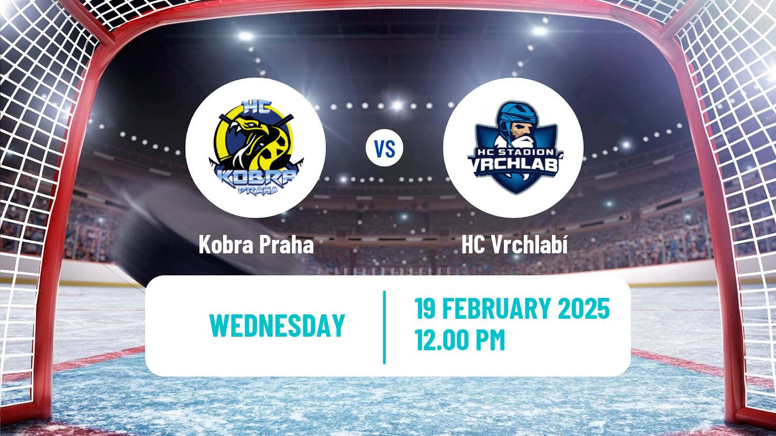 Hockey Czech 2 Liga Hockey West Kobra Praha - Vrchlabí