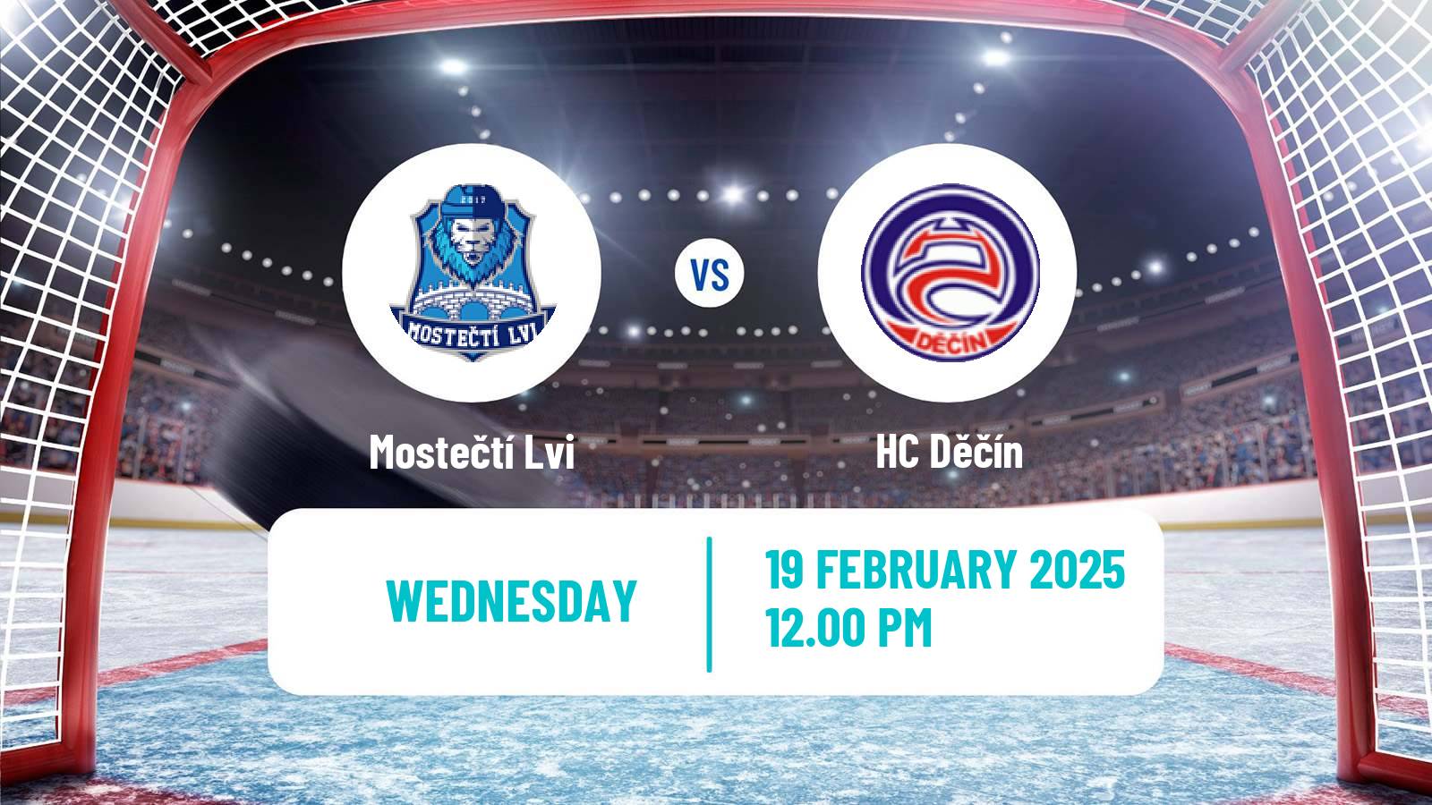 Hockey Czech 2 Liga Hockey West Mostečtí Lvi - Děčín