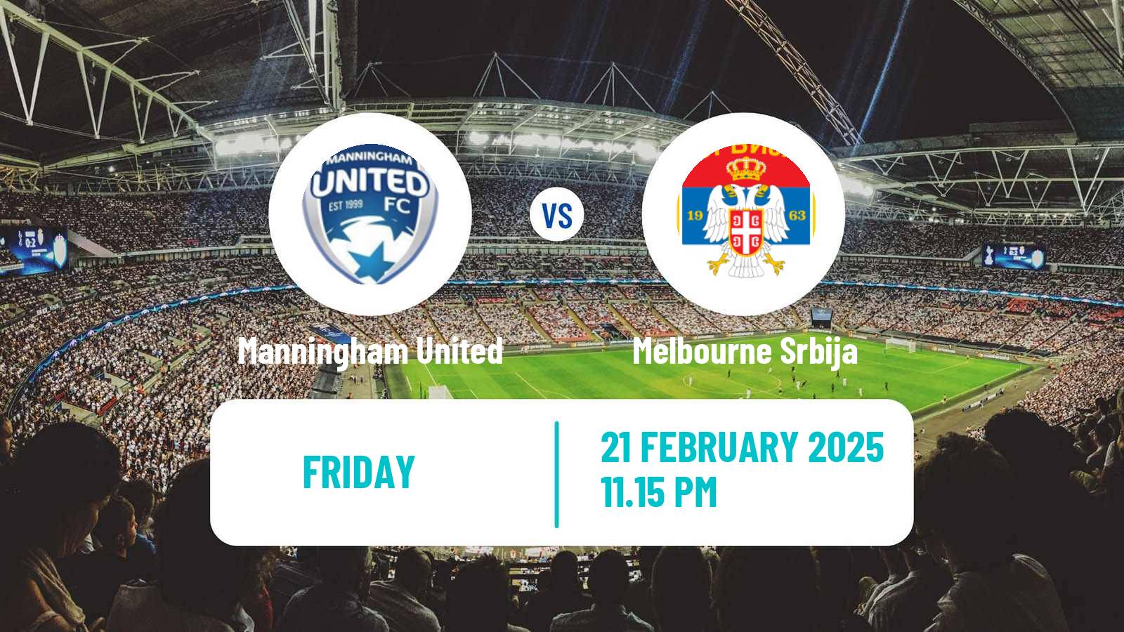 Soccer Australian Victoria Premier League Manningham United - Melbourne Srbija