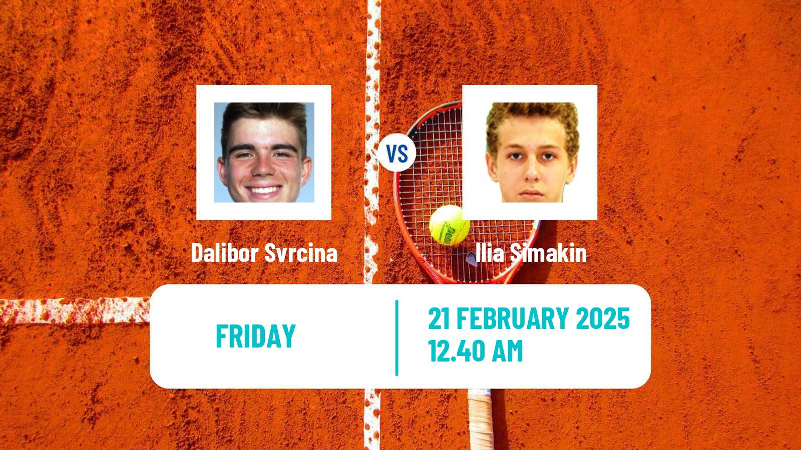 Tennis Pune Challenger Men Dalibor Svrcina - Ilia Simakin