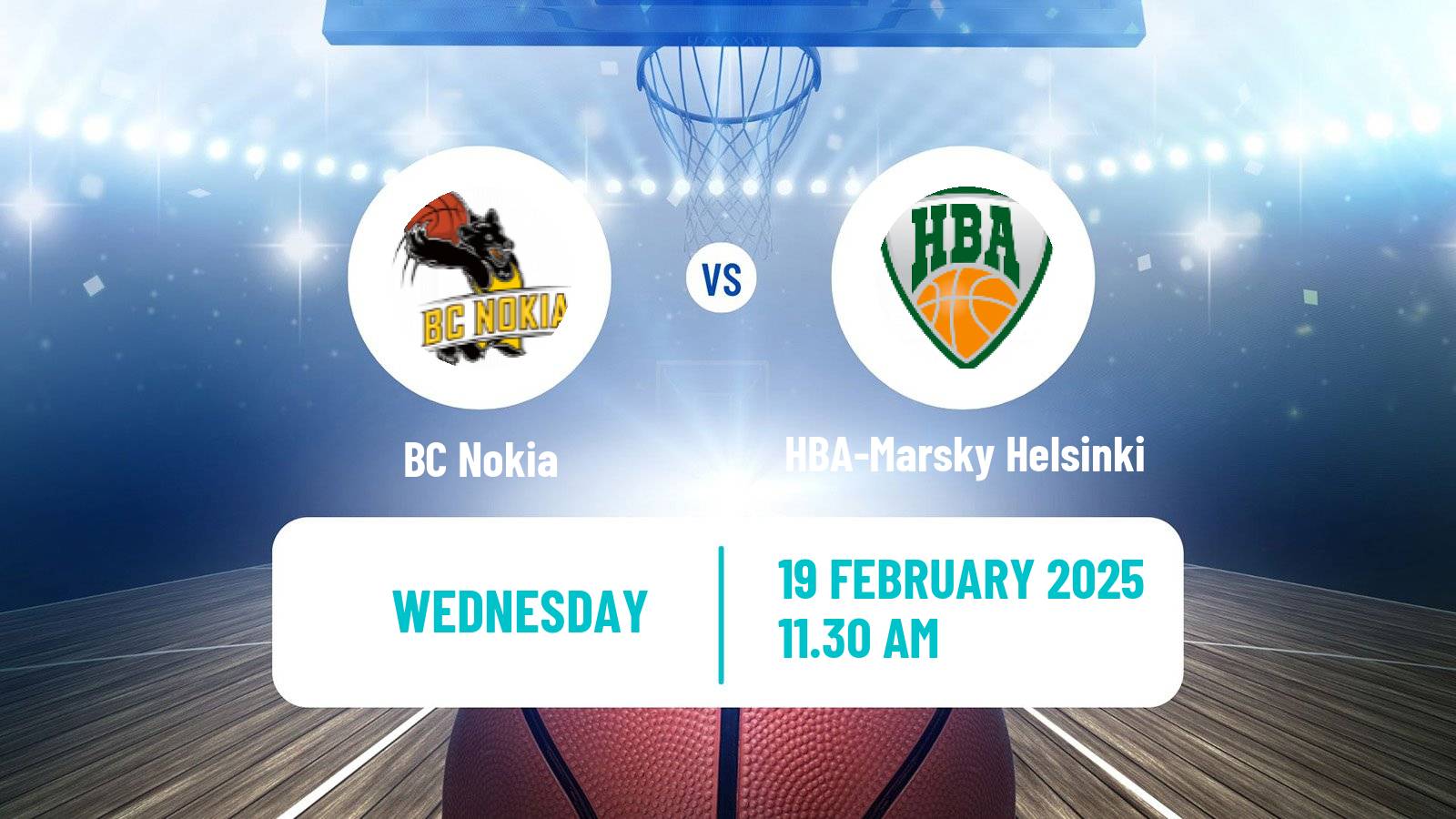 Basketball Finnish Korisliiga Women BC Nokia - HBA-Marsky Helsinki