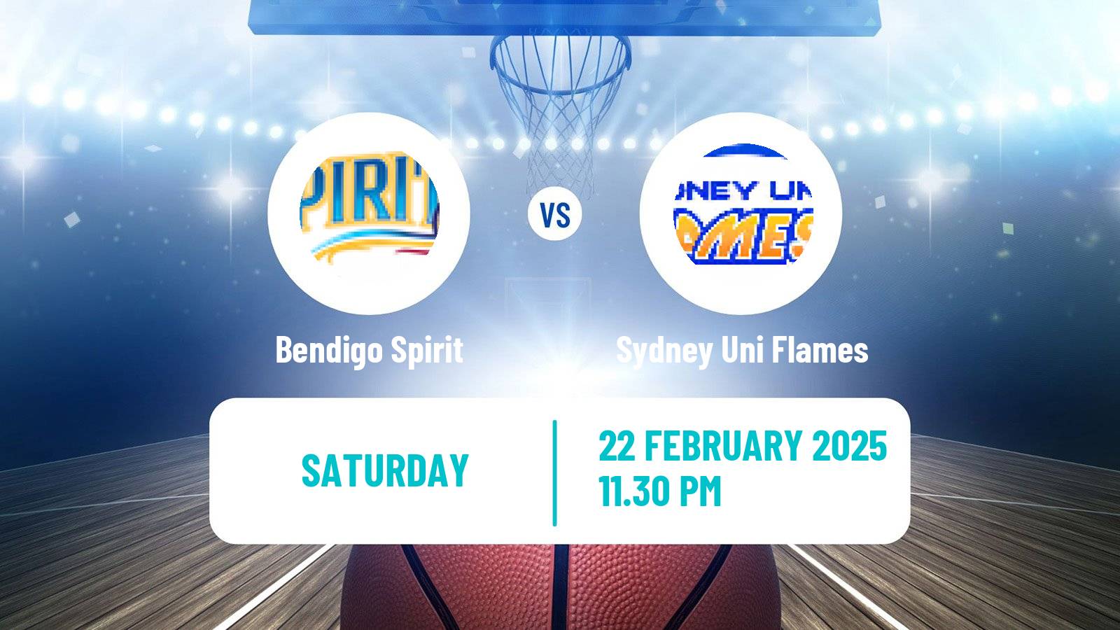 Basketball Australian WNBL Bendigo Spirit - Sydney Uni Flames