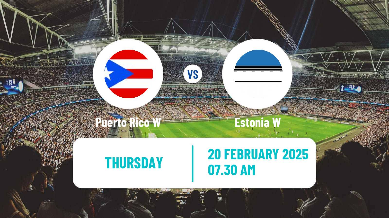 Soccer Friendly International Women Puerto Rico W - Estonia W