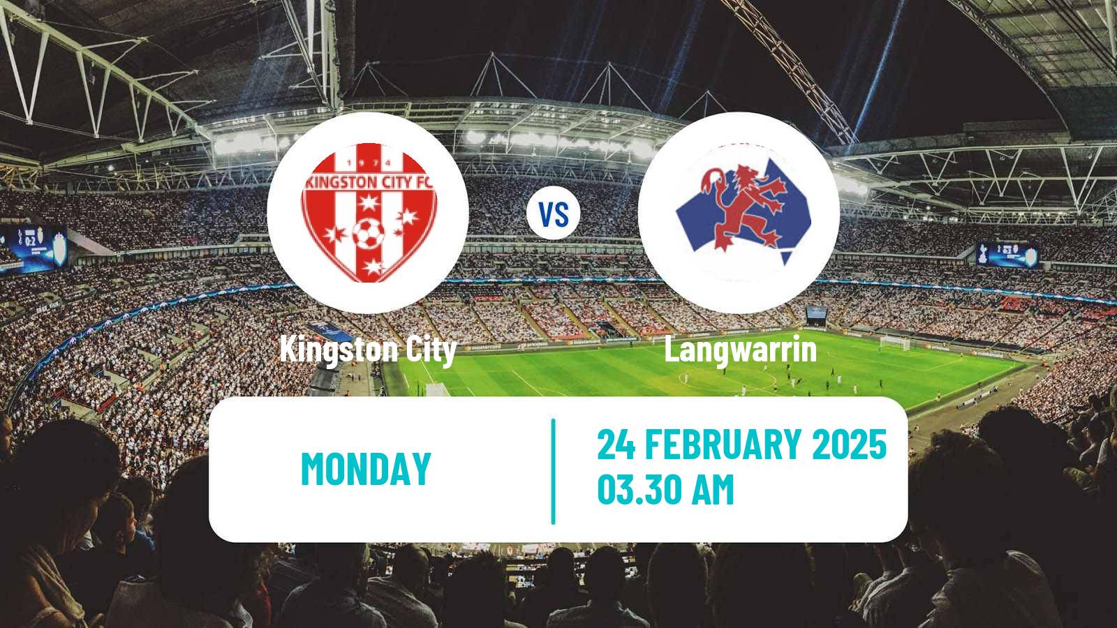 Soccer Australian Victoria Premier League Kingston City - Langwarrin