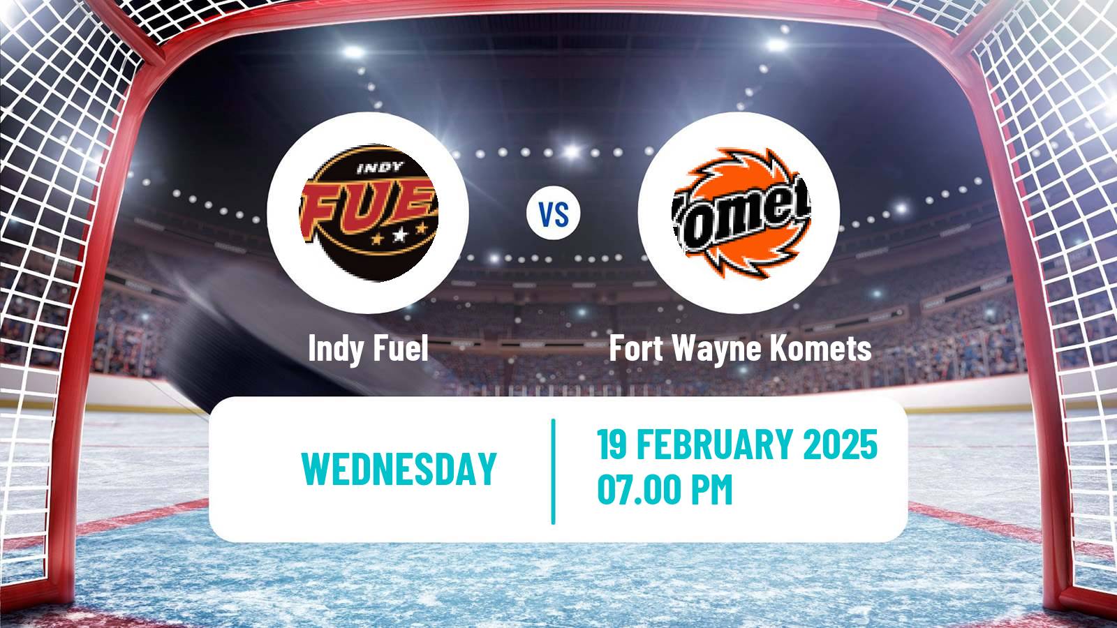 Hockey ECHL Indy Fuel - Fort Wayne Komets