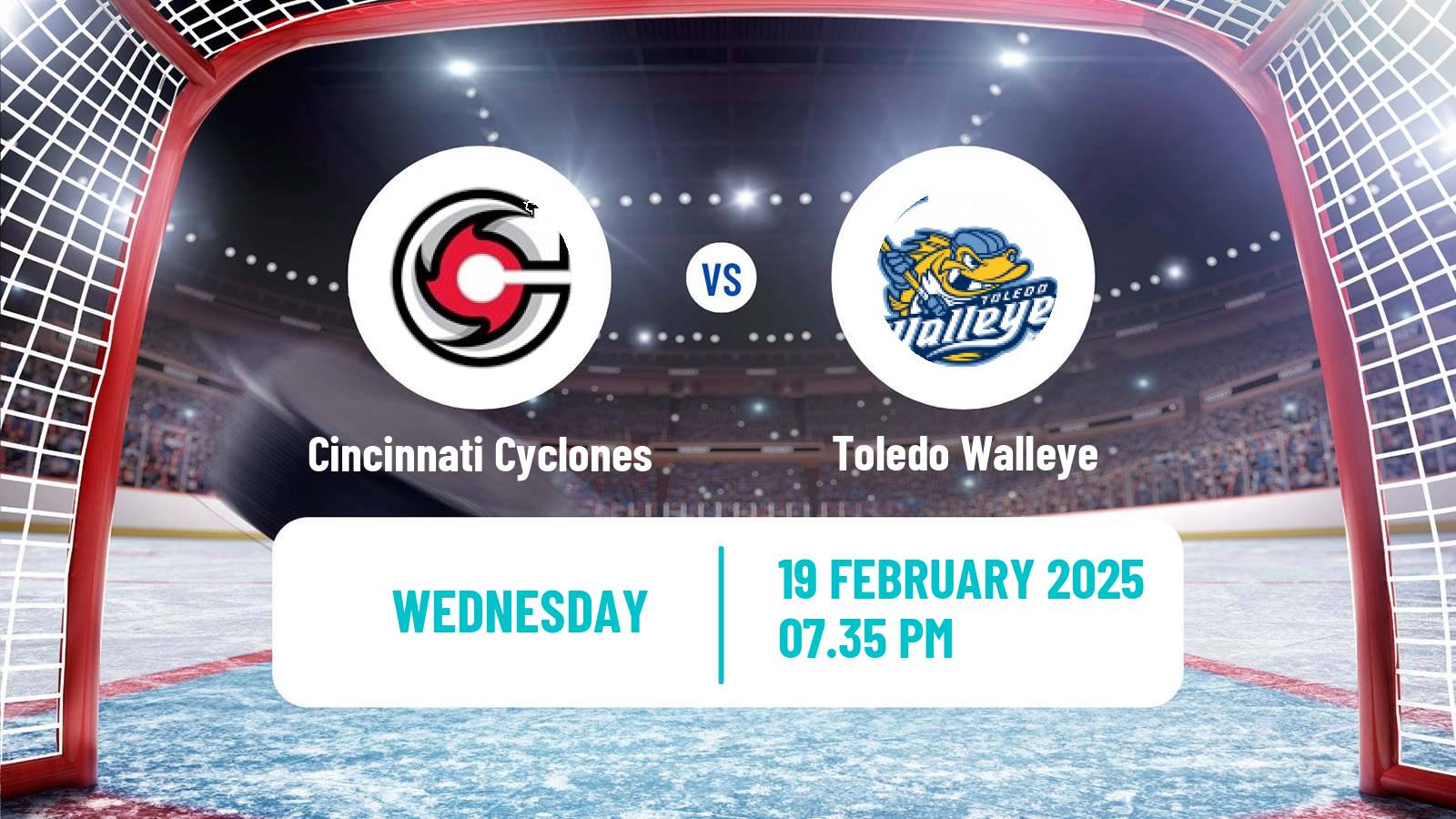 Hockey ECHL Cincinnati Cyclones - Toledo Walleye