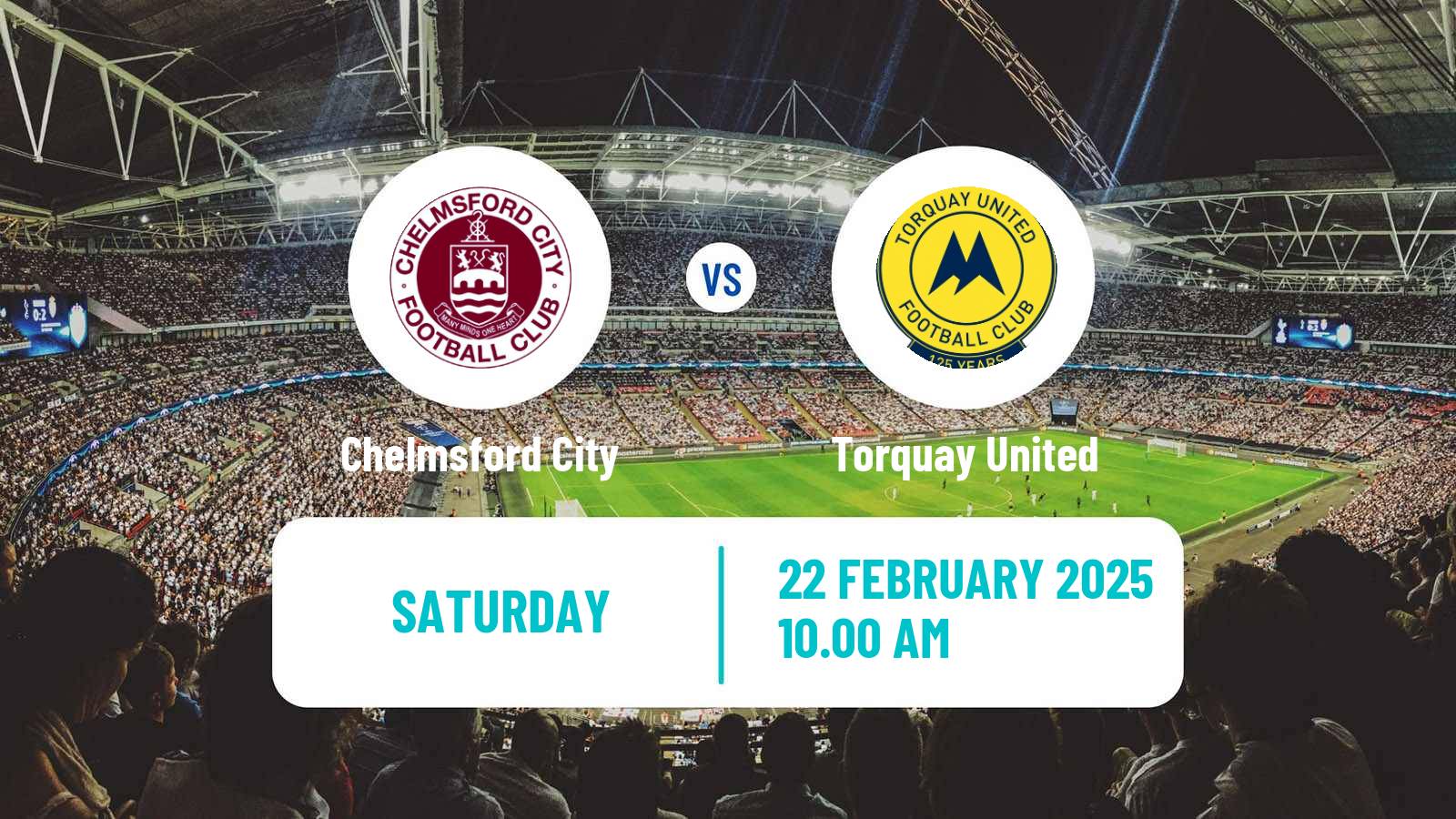 Soccer English National League South Chelmsford City - Torquay United