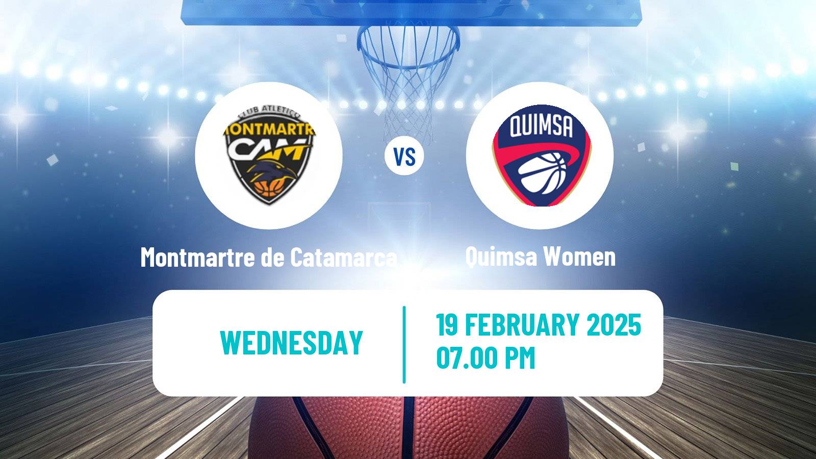 Basketball Argentinian Liga Femenina Basketball Montmartre de Catamarca - Quimsa